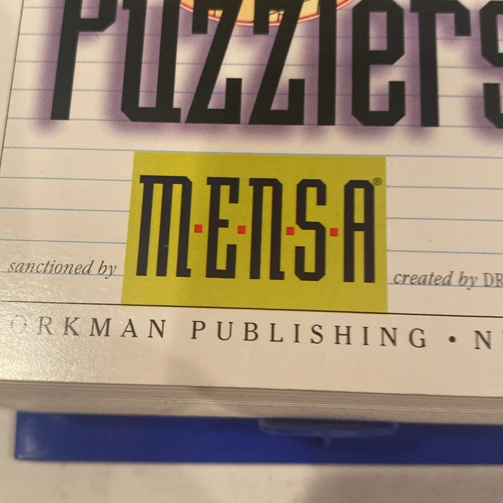 Workman Publishing nib mensa